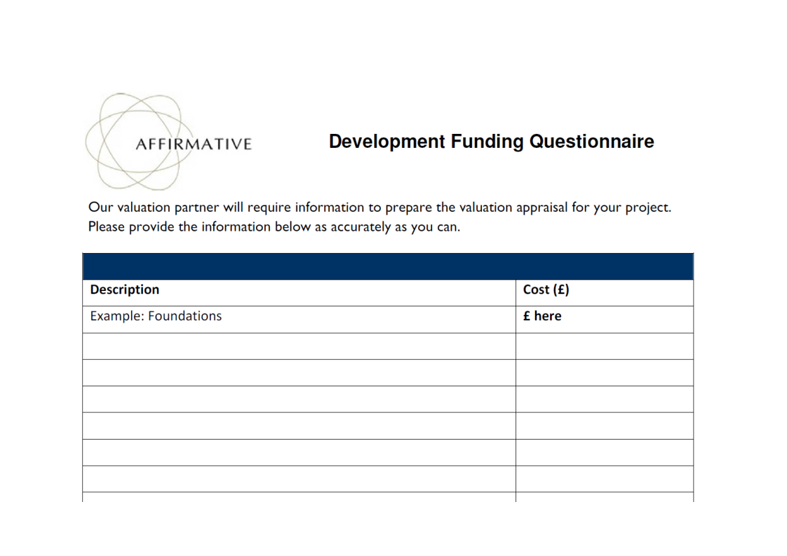 Development Questionnaire